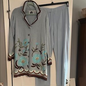 Storybook Knits Light Blue Knit Sweater